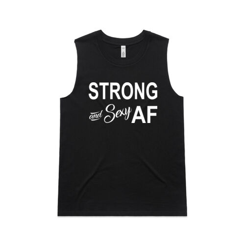 Women's Strong & Sexy AF Tank Thumbnail