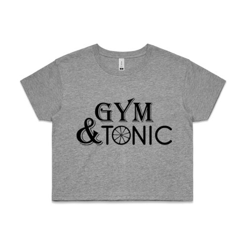 Women's Gym & Tonic Crop Tee Thumbnail