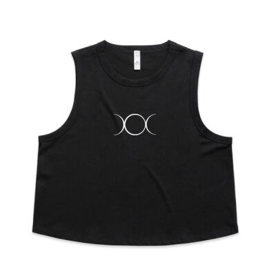 Triple Goddess Moon Crop Tank Thumbnail