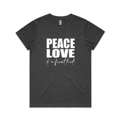 Peace Love & a front kick tee Thumbnail