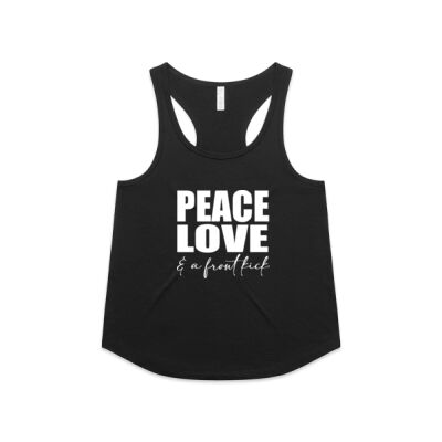 Peace Love & a front kick racerback Thumbnail